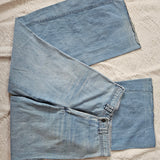 Vintage 70s Peach high-waisted bell bottom jeans size 8