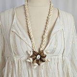 Cowrie shell statement necklace 😍