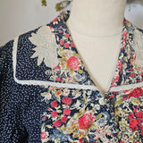 🌿 Vintage 70s Malika Prairie Dress – Edwardian Folk Revival M\10 🌿
