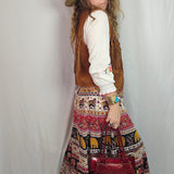 Indian cotton wrap skirt - Boho Dreams
