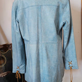 Y2K Denim Look Two-Piece Western Suit set