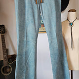 Y2K Denim Look Two-Piece Western Suit set