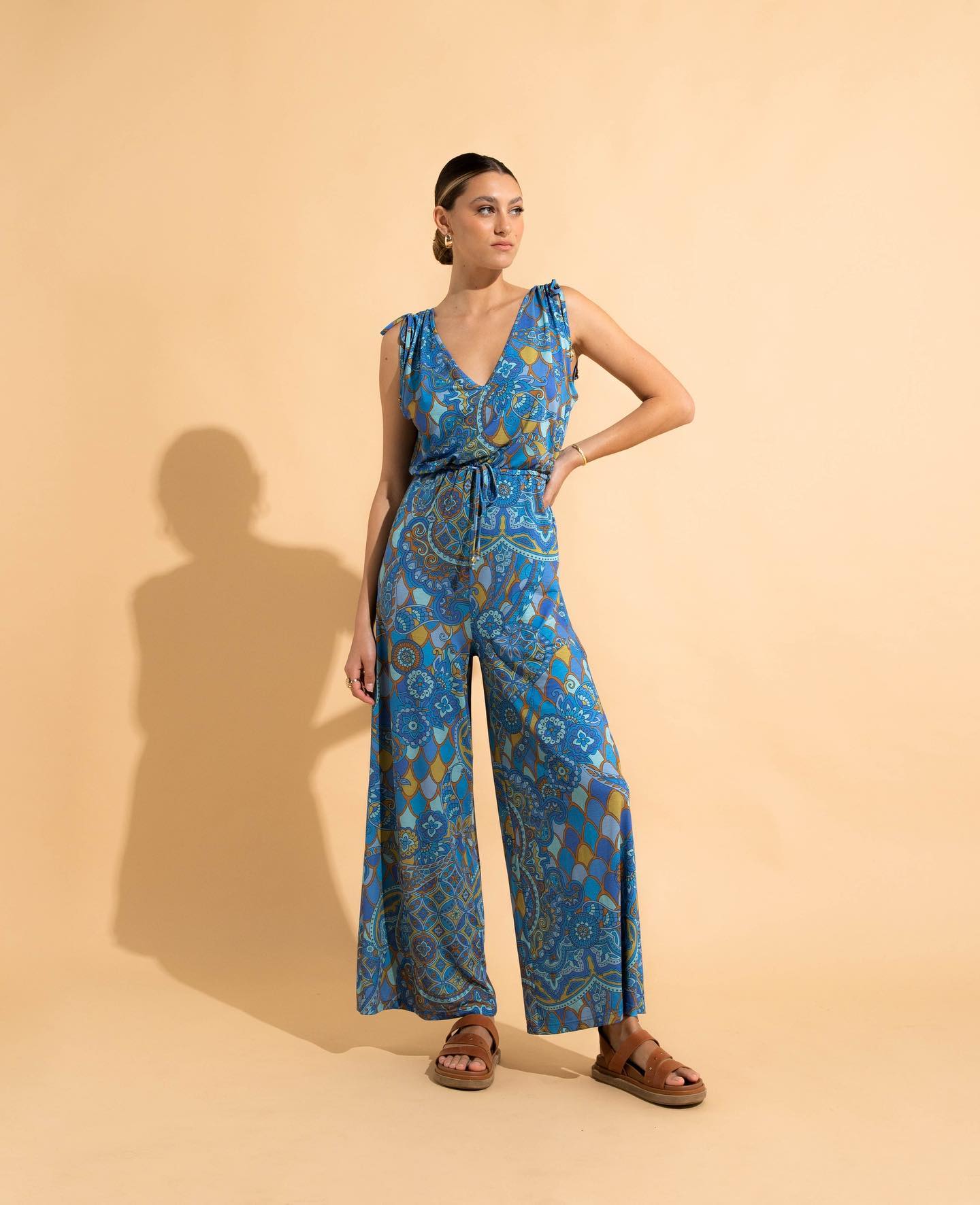 Nine Lives Bazaar Odyssey Jumpsuit – Sapphire | Size 10