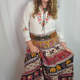 Indian cotton wrap skirt - Boho Dreams