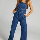 Rolla’s Heidi Overalls – Cobalt Organic | Size 8 / 26