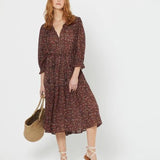 Auguste Midi Dress Isaac Thyme 8/10