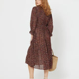Auguste Midi Dress Isaac Thyme 8/10