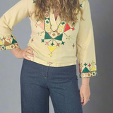 Vintage High-Waisted Buckle Back Denim Pants – AU 8–10