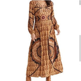 Sitara Dress by Talisman – Golden Floral – Size M