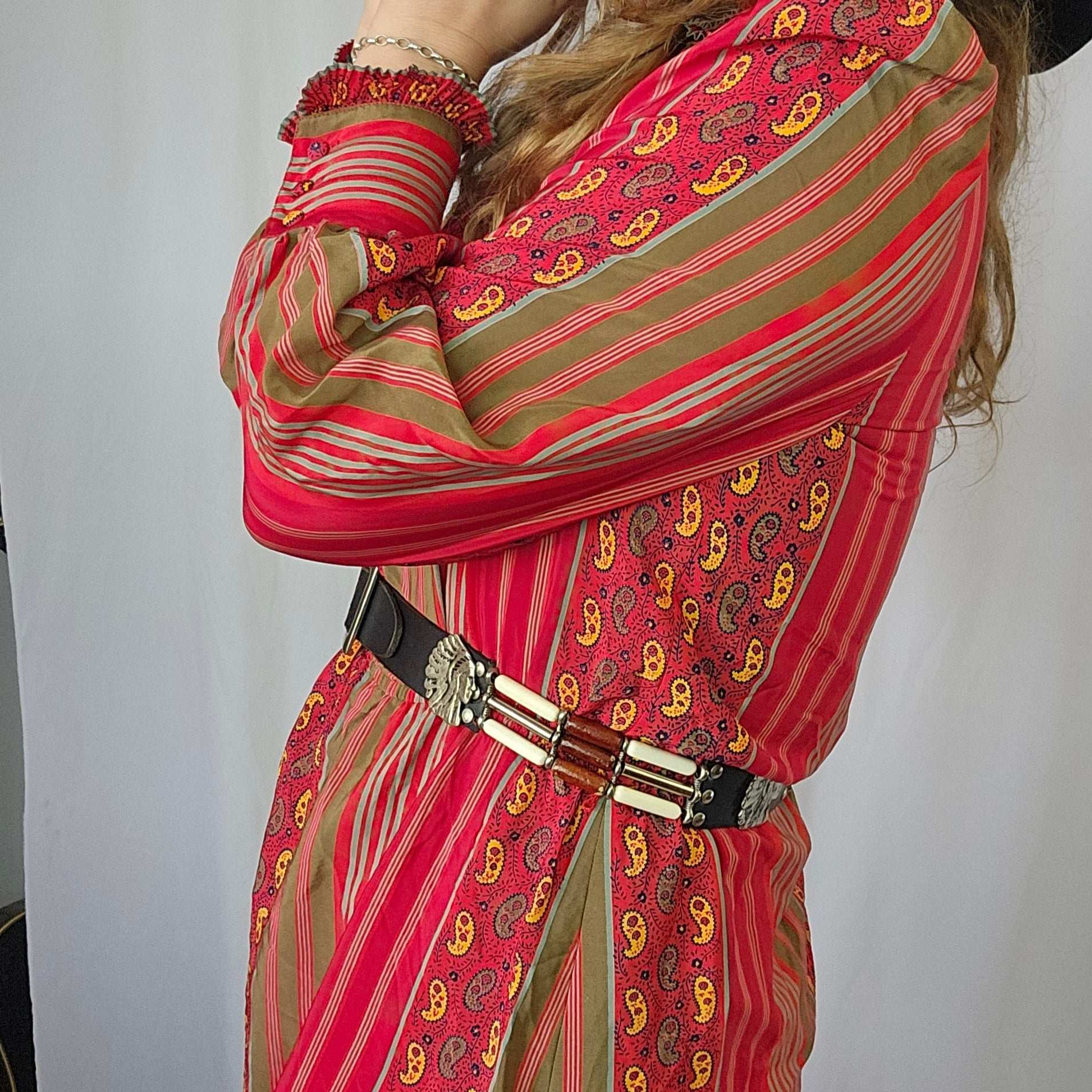 buffalo bone native american belt