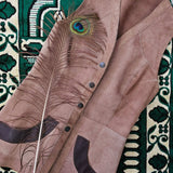 Vintage Two-Tone Suede Vest – Western Folk Classic