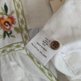 Gardenia Embroidered Wrap Top by MOSS – BNWT – Size 10