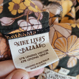 Nine Lives Bazaar Palazzo Pants in Black Majic Size 18