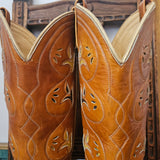 Vintage Acme Brown Leather Cowboy Boots – Size 37, 7 OC