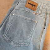 Wrangler Hi Bells – Crop- Blue– Size 14