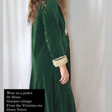 1970s Velvet Duster | Victorian Revival Romance