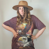 Vintage Eagle Graphic Tee – Size L