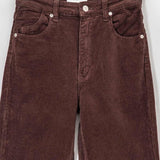 Rolla’s High Rise Original Straight Leg Cord Pants – Dark Brown size 9 & 10