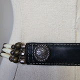 R.M. Williams Leather Concho Western Belt