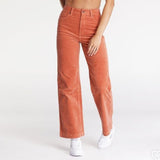 Wrangler Hi Bells – Saffron Corduroy – Size 9