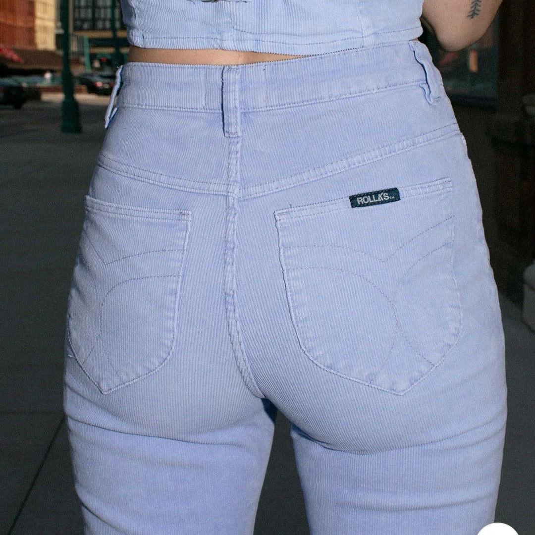 Rollas Eastcoast cord crop flares Choose your colour & size 10/12