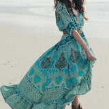 Rare Spell & The Gypsy Collective Aloha Fox Wrap Dress – Size S