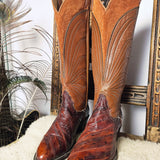 Vintage Tony Lama Western Boots – Size 5.5 (23.5cm)