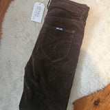 Rolla’s Dusters High Rise Slim Thick Corduroy Pants – Chocolate Brown – Size 28 / AU 10