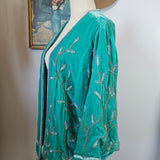 Walk This Way Velvet + Beaded Kimono Jacket M