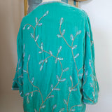 Walk This Way Velvet + Beaded Kimono Jacket M