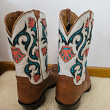 Lucchese Western Boots – Floral Inlay Size 6.5C AU