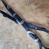 Black Western Concho Belt