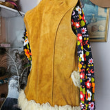 Vintage Shearling Suede Vest – One Size (Best fit AU 8/10