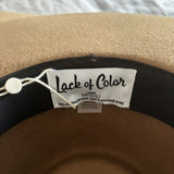 Lack Of Colour The Mirage Hat In Teak Unisex 59cm L BNWT