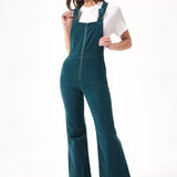 Rollas Eastcoast Flare Overalls – Forest Green-Cords (Size 8)