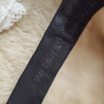 Black suede boots size 6 - Devils the Angel