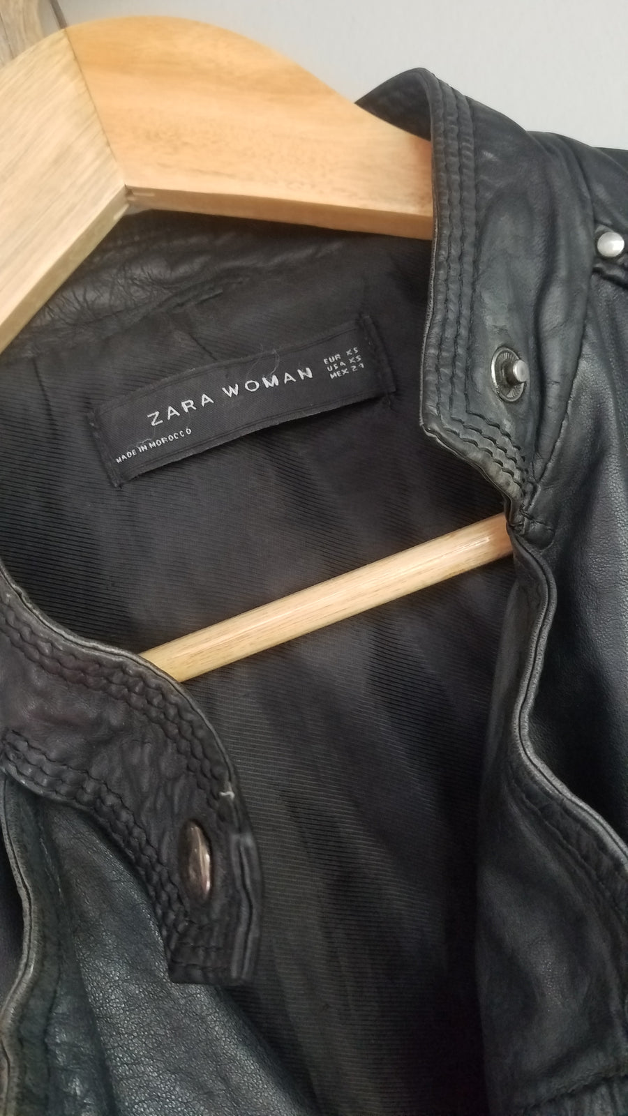 Genuine black Leather Jacket 8 - Devils the Angel