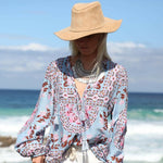 SPELL PANDORA BLOUSE IN AQUARIUM XS &  M SIZE TO CHOOSE FROM - Devils the Angel
