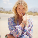 Spell & The Gypsy Boho Blossom Blouse XS in Lilac