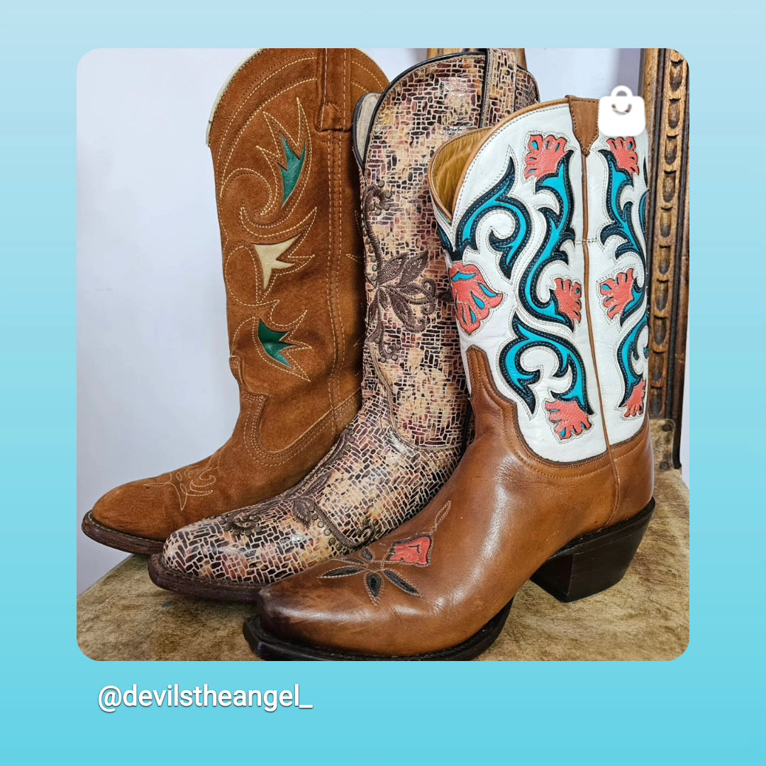 Rare Vintage Boots – Western, Boho & Rock-Inspired