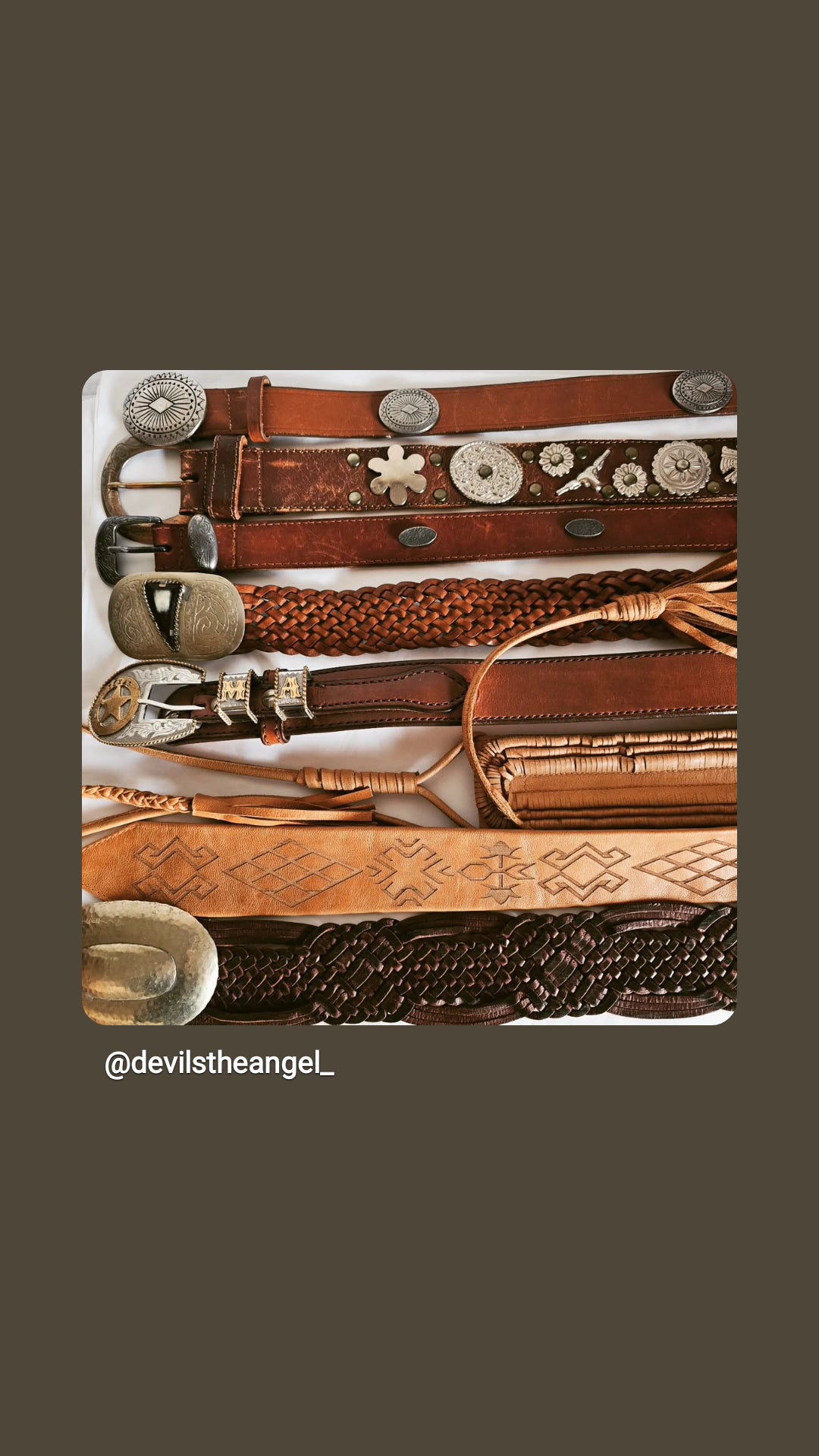 Vintage Belts – Hand-Painted, Tooled & Western Styles