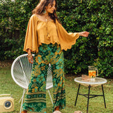 Nine Lives Bazaar Palazzo Pants in Emerald size 18 (fits more 16)