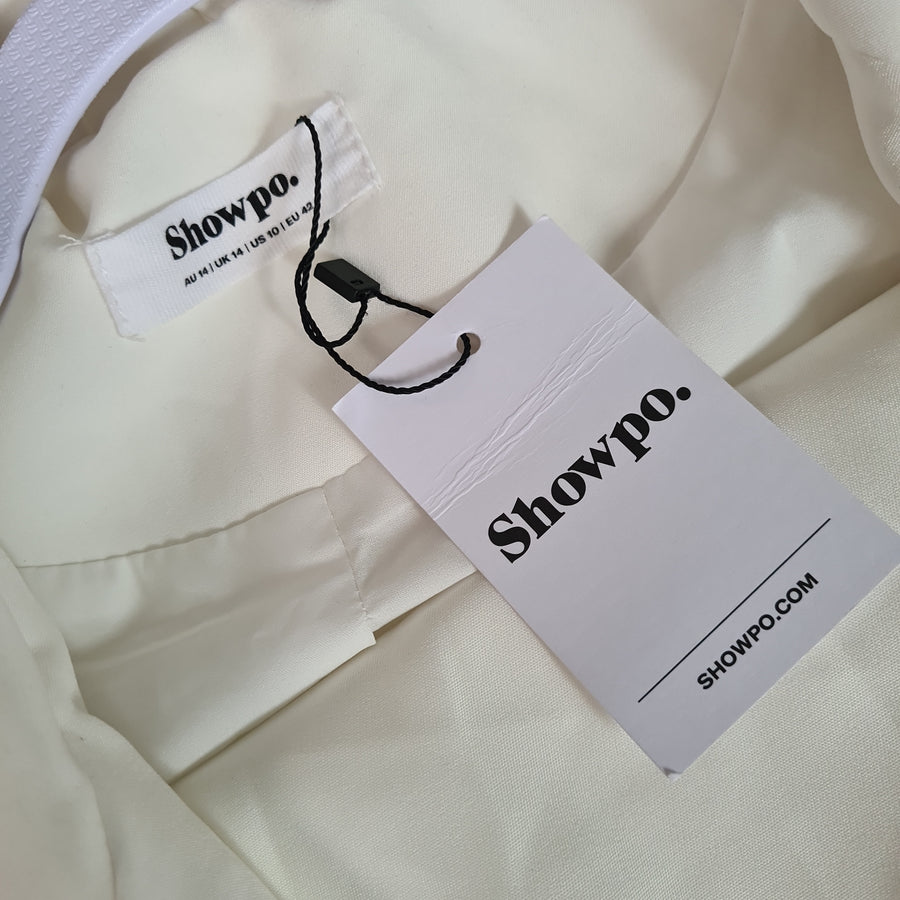 SHOWPO JAXONE Pants & Blazer Suit Sz 12/14 BNWT $199