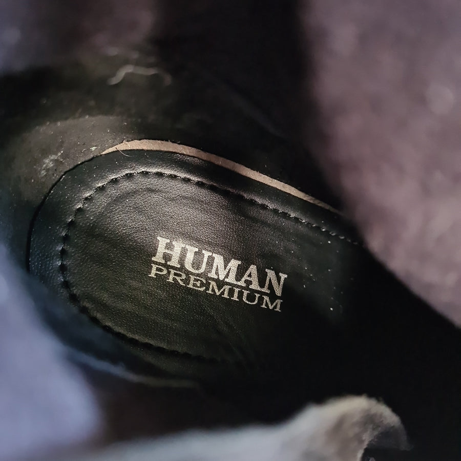 Human Premium Boots Mook Suede Calf Black size 40