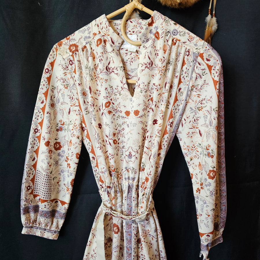 VINTAGE FLORAL PRAIRIE DRESS 12