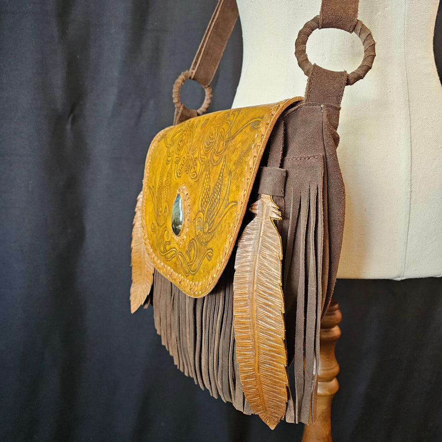 Lost Bird Bag Antique Medium Brown/Dark Choc Jodi Lee