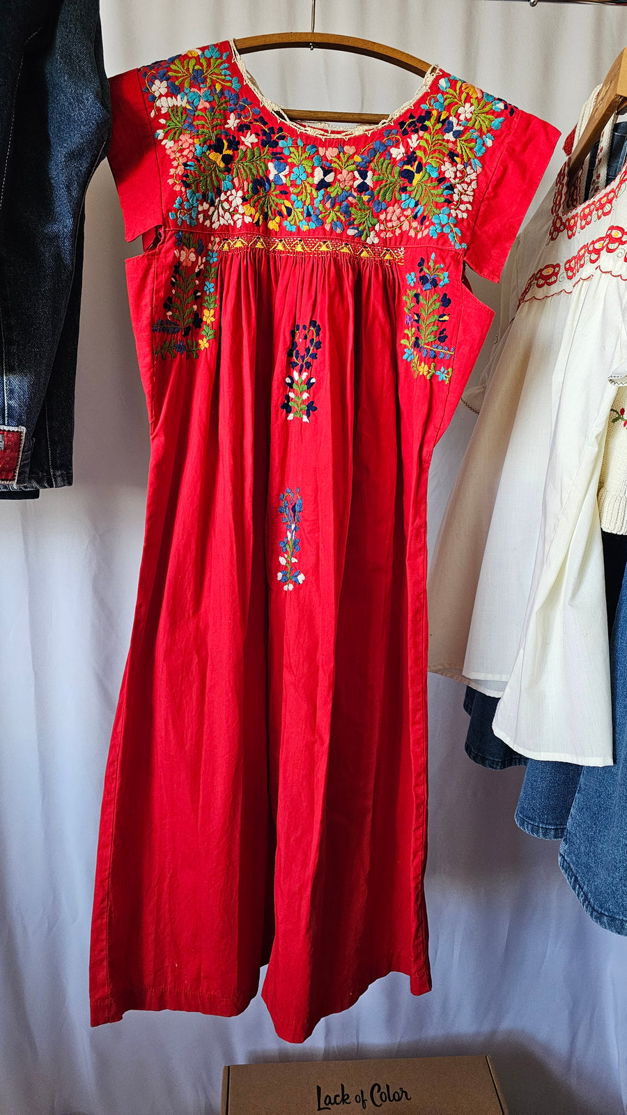 Mexican Embroidered Dress 10-12