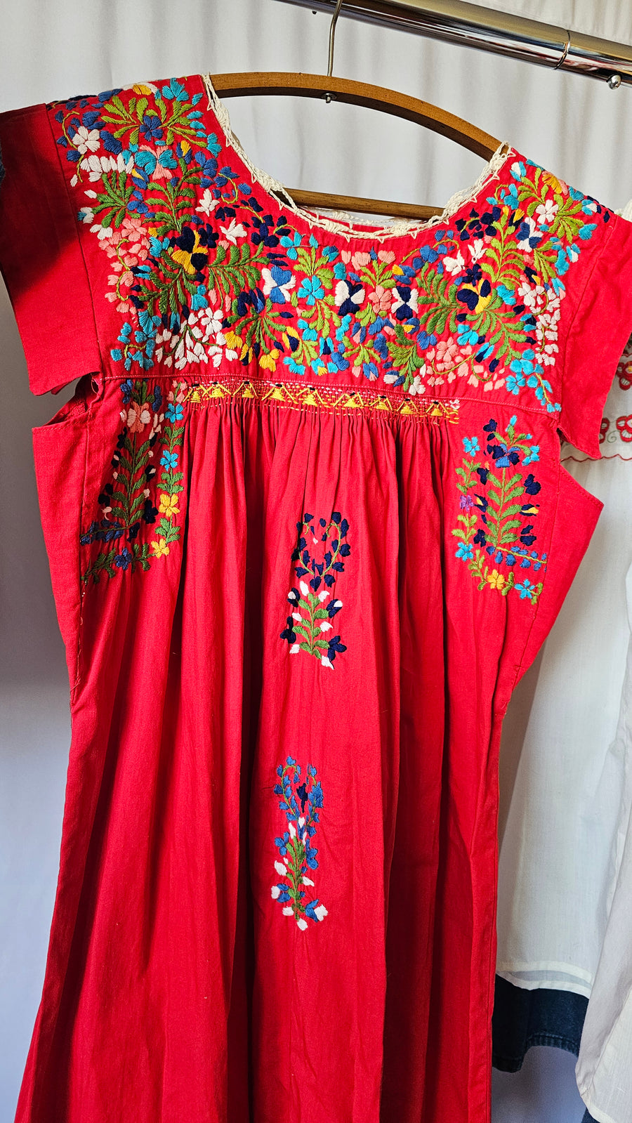 Mexican Embroidered Dress 10-12