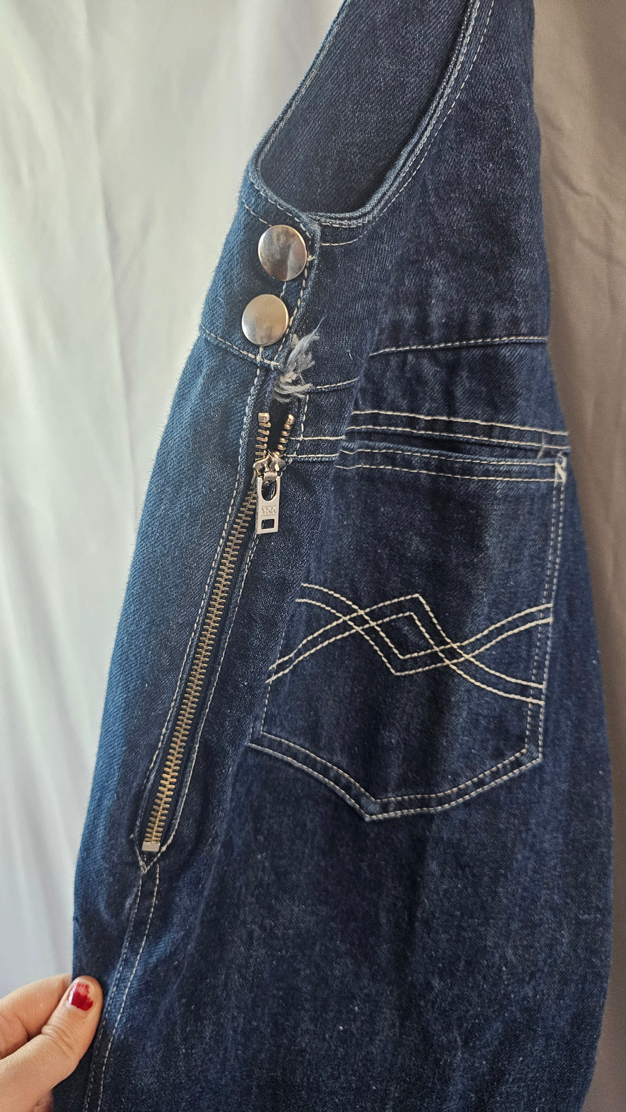 Vintage Vous Denim Overalls Size tag 14 (more like S 8)