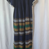 Embroidered Crochet yoke Equador dress Sz M 10/12